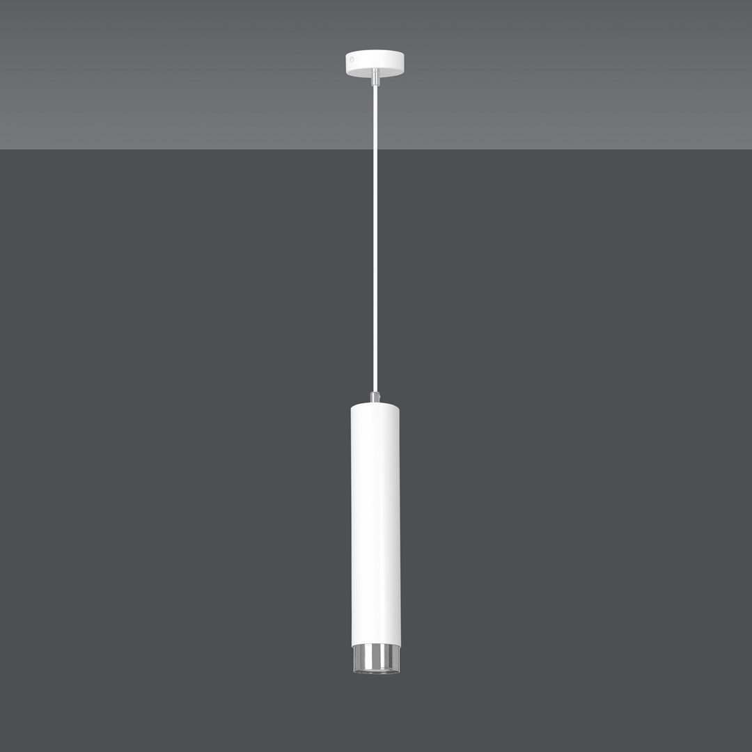 Kibo 1 pendant light white/chrome