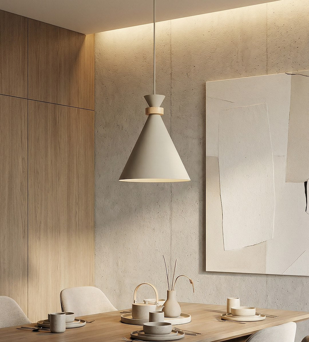 Zero 1 pendant light mocha