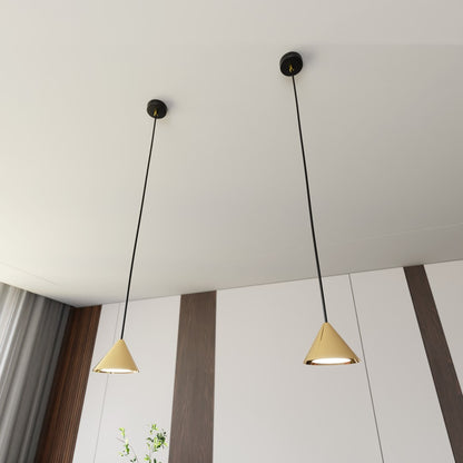Elit 1 pendant light black/gold