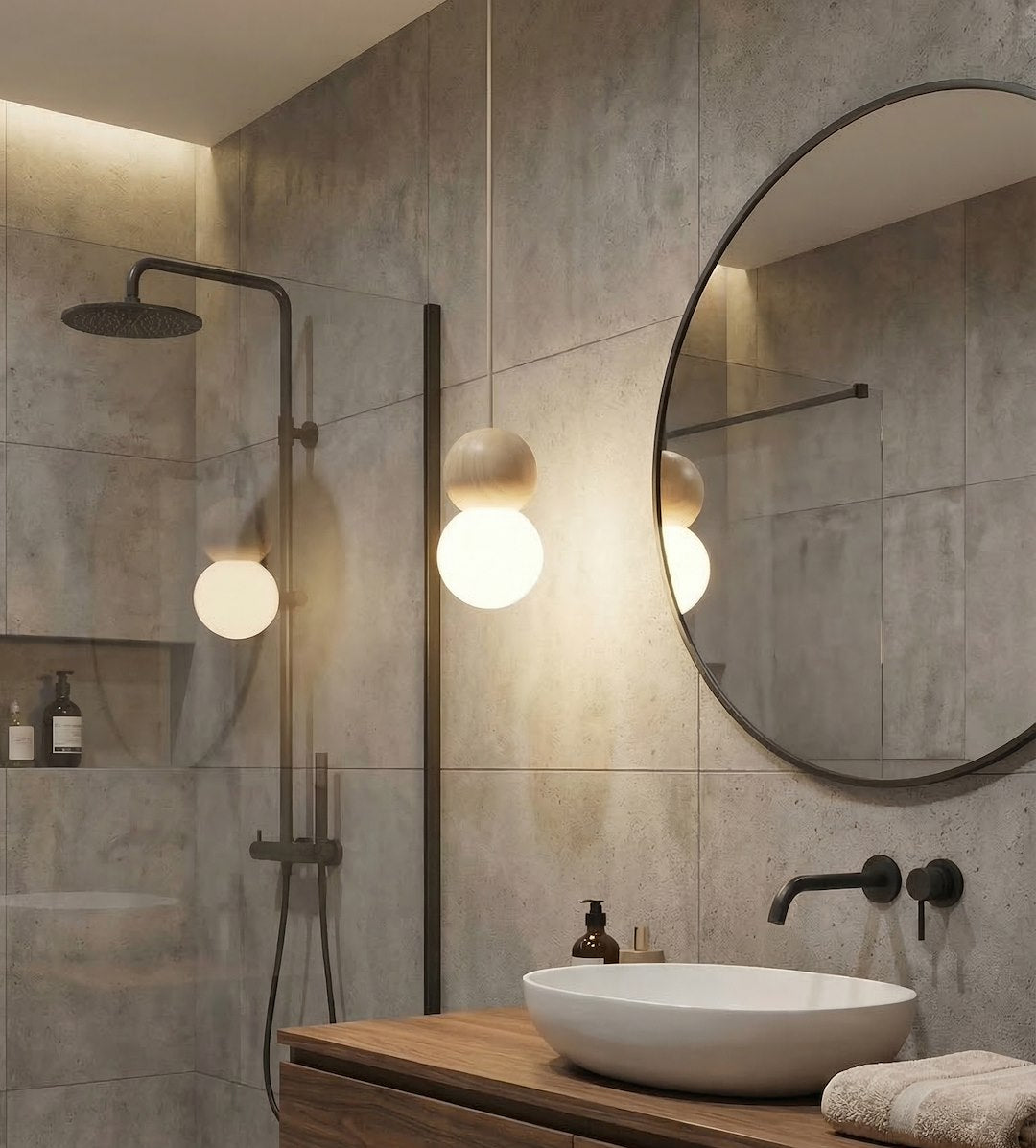 Loop 1 pendant light mocha