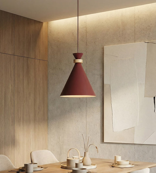 Zero 1 pendant light burgundy