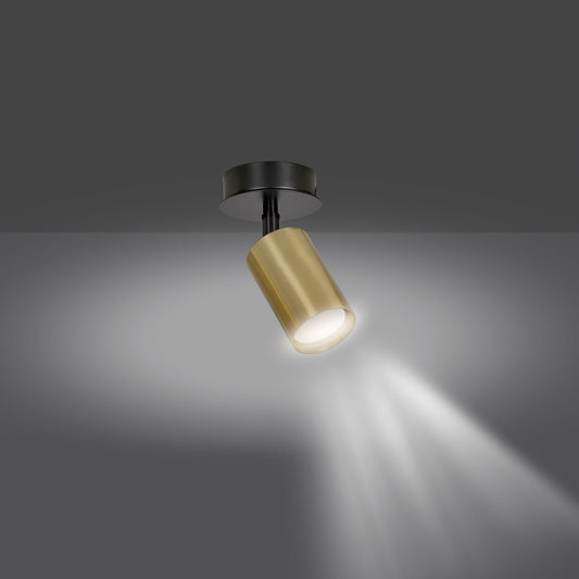 Zen 1 ceiling spotlight black