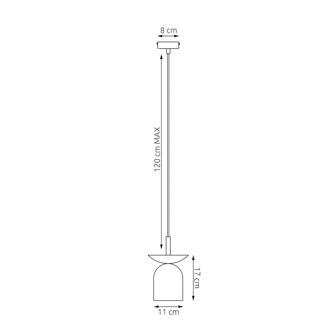 Ego 1 pendant light white