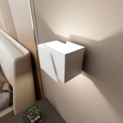 Frost wall lamp white