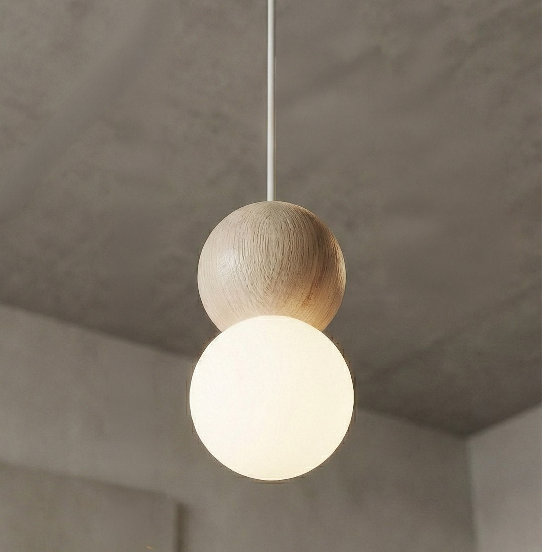 Loop 1 pendant light white