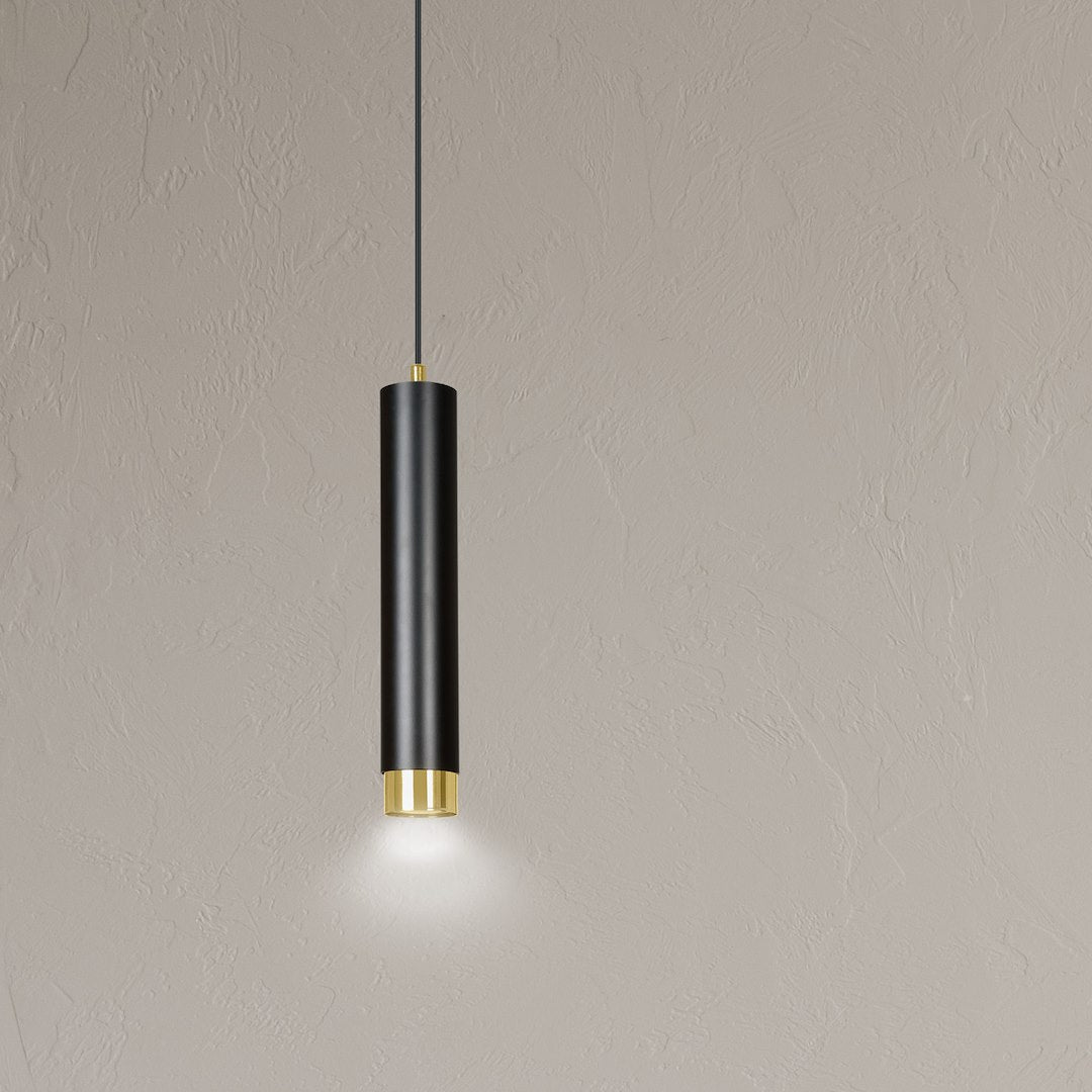 Kibo 1 pendant light blue/gold