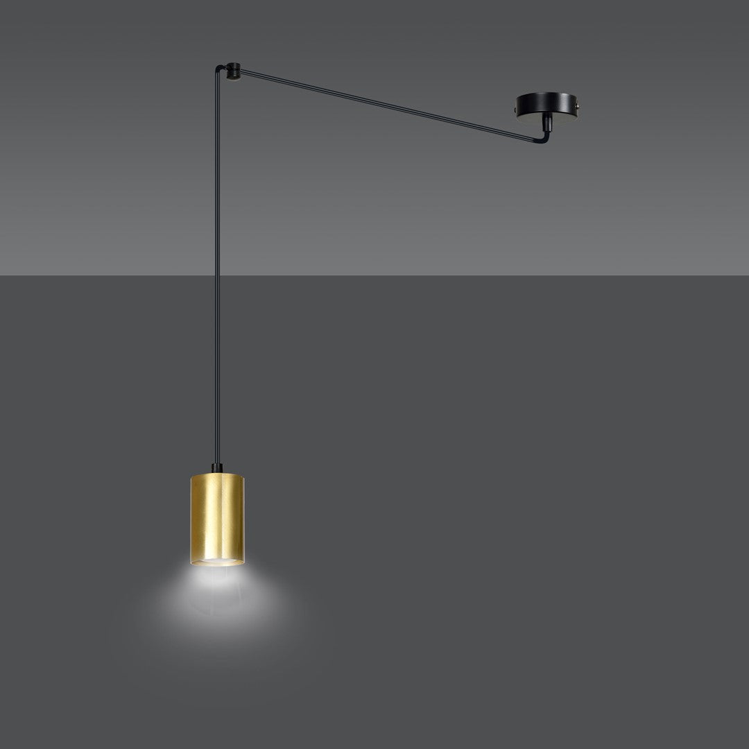 Traker pendant light black/gold