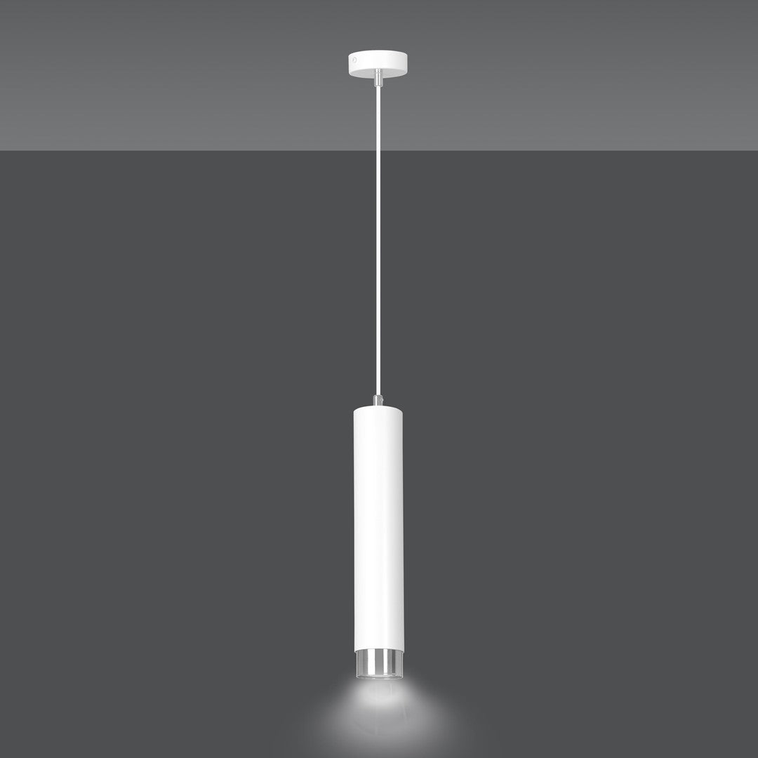 Kibo 1 pendant light white/chrome