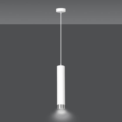 Kibo 1 pendant light white/chrome