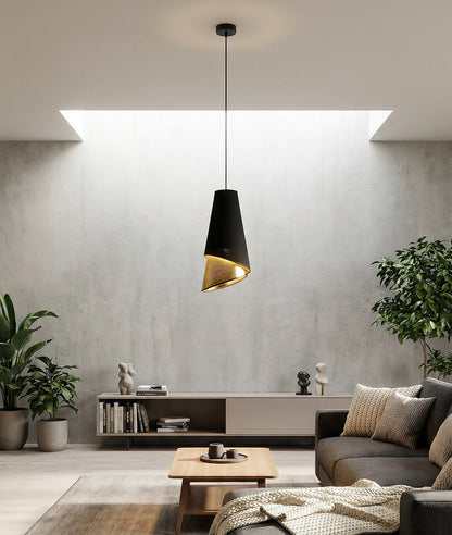 Moda 1 pendant light black/gold