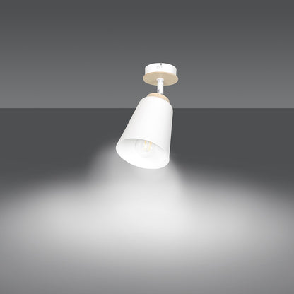 Atlas 1 ceiling spotlight white