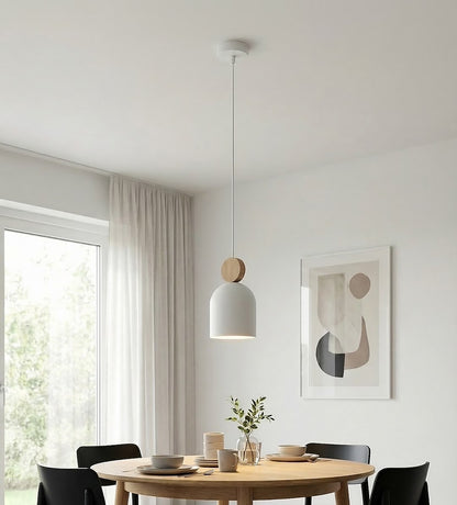 Mesi 1 pendant light white