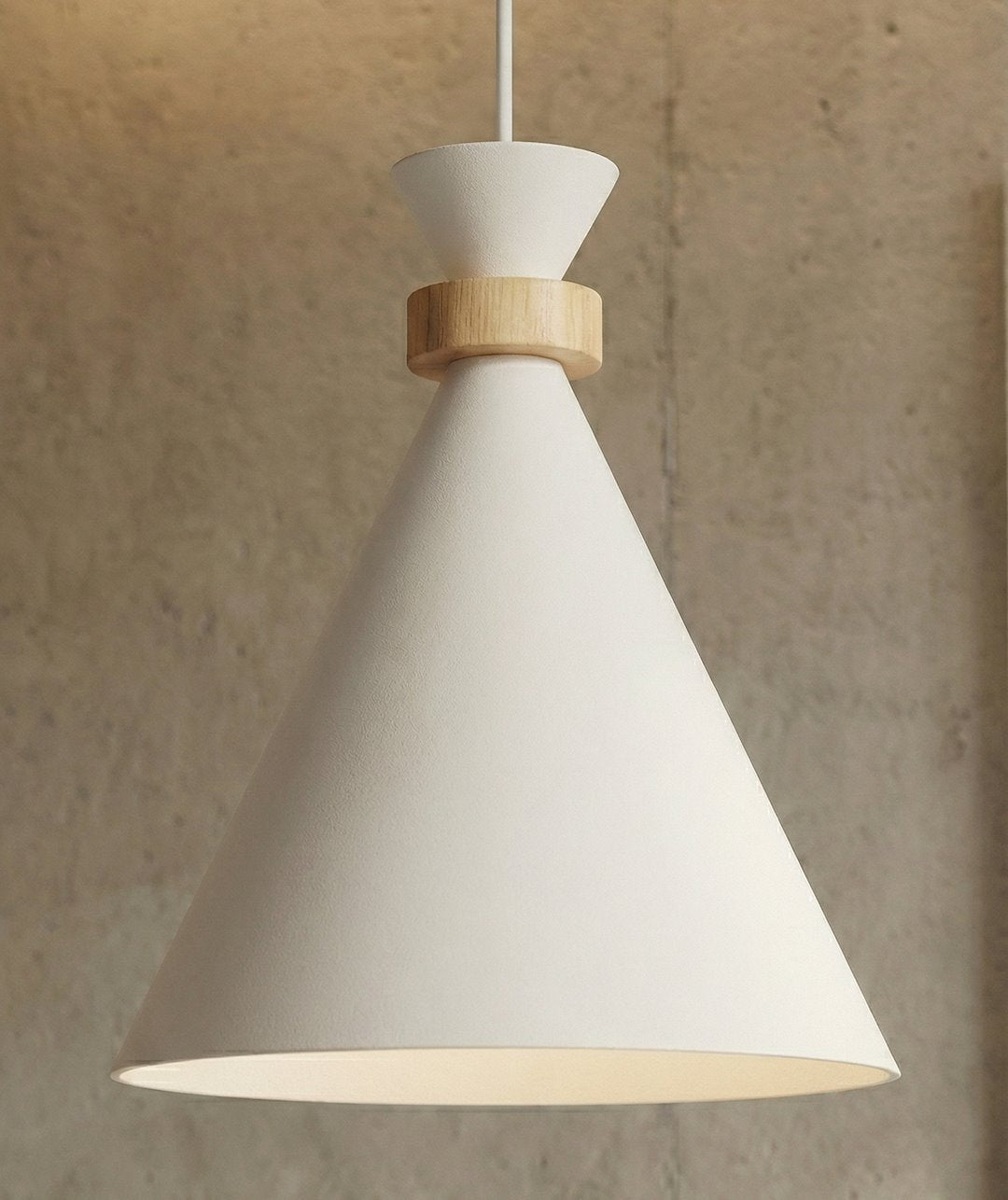 Zero 1 pendant light white