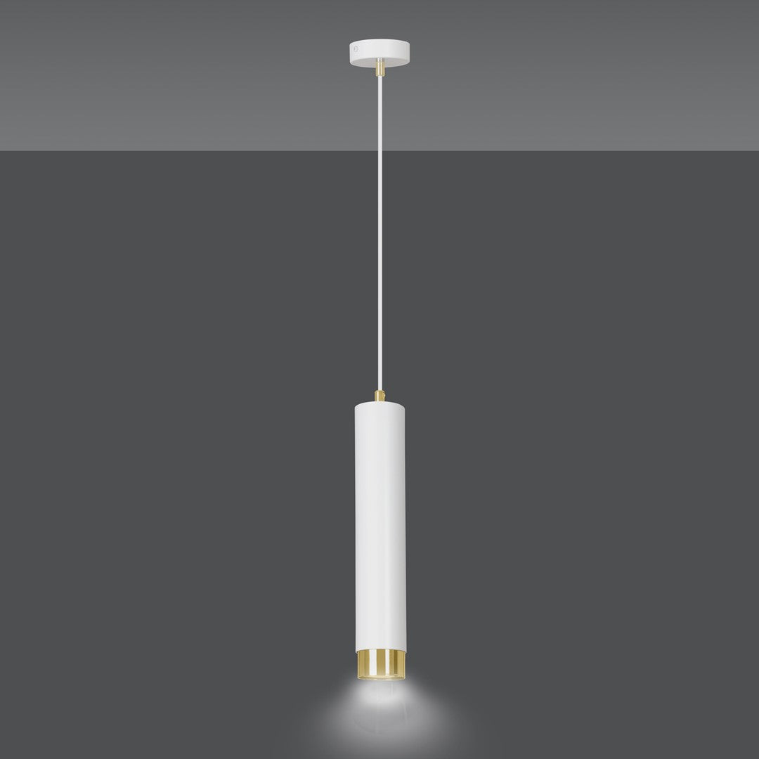 Kibo 1 pendant light white/gold