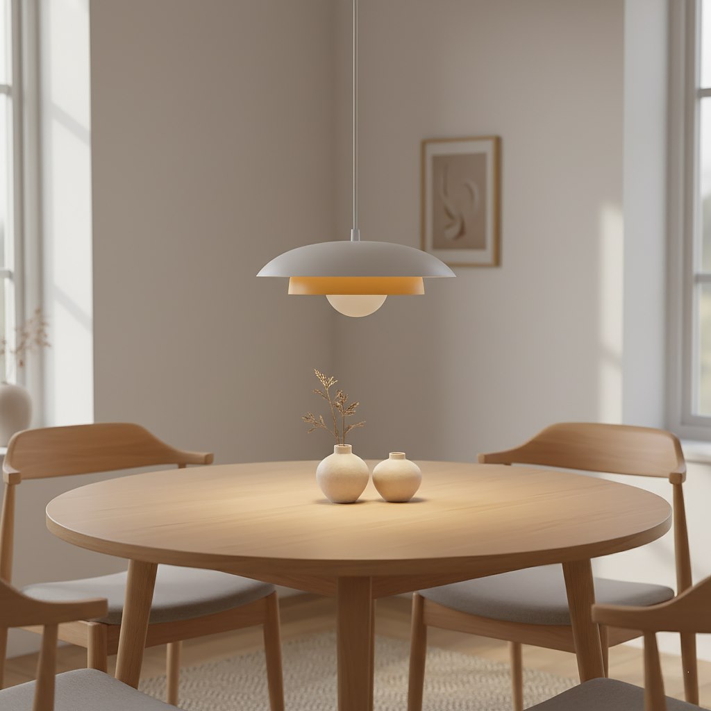 Skin 1 pendant light white/orange
