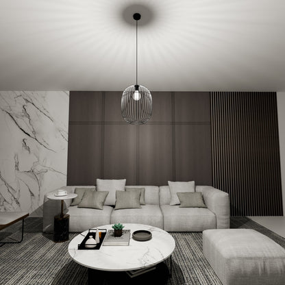 Onyx 1 pendant light black