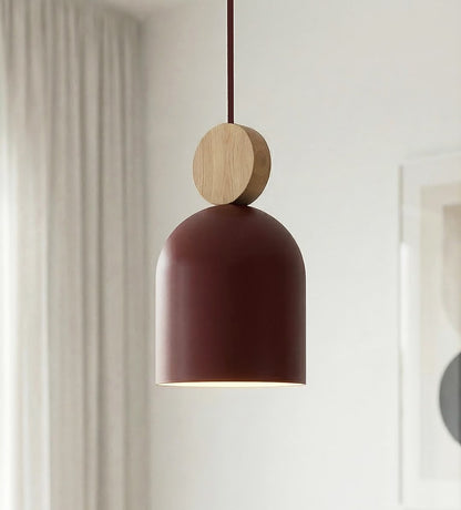 Mesi 1 pendant light burgundy