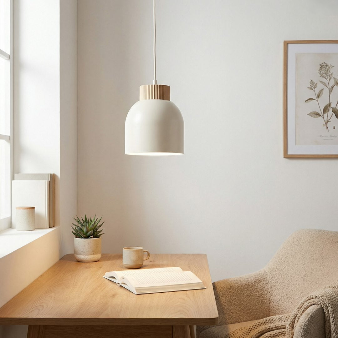 Kru 1 pendant light white