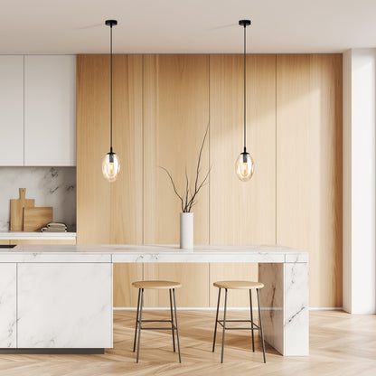 Astral 1 pendant light amber