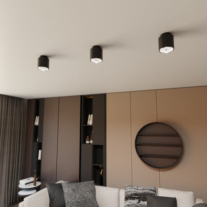 Nano 1 ceiling spotlight black
