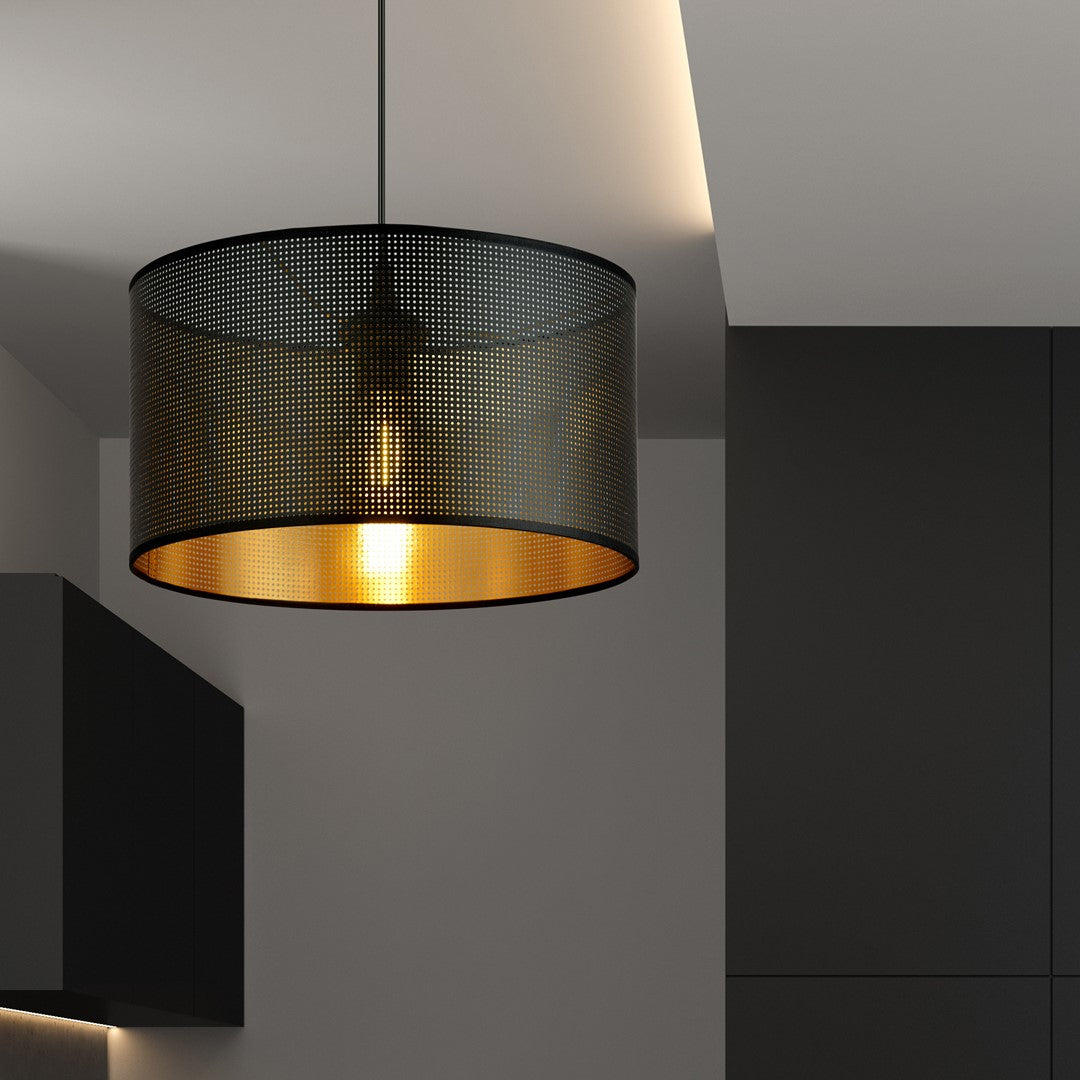 Aston 1 pendant light black/gold