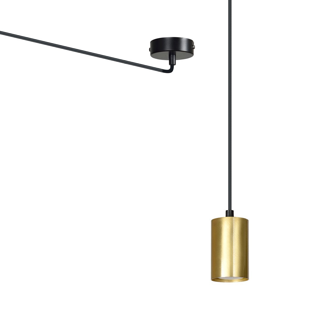 Traker pendant light black/gold