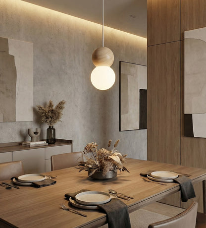 Loop 1 pendant light white