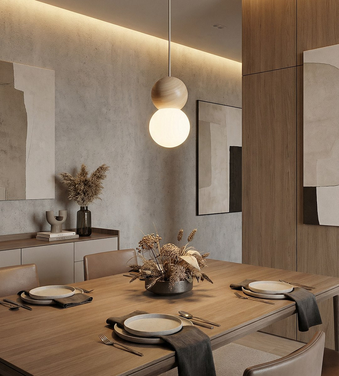 Loop 1 pendant light mocha
