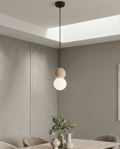 Loop 1 pendant light black