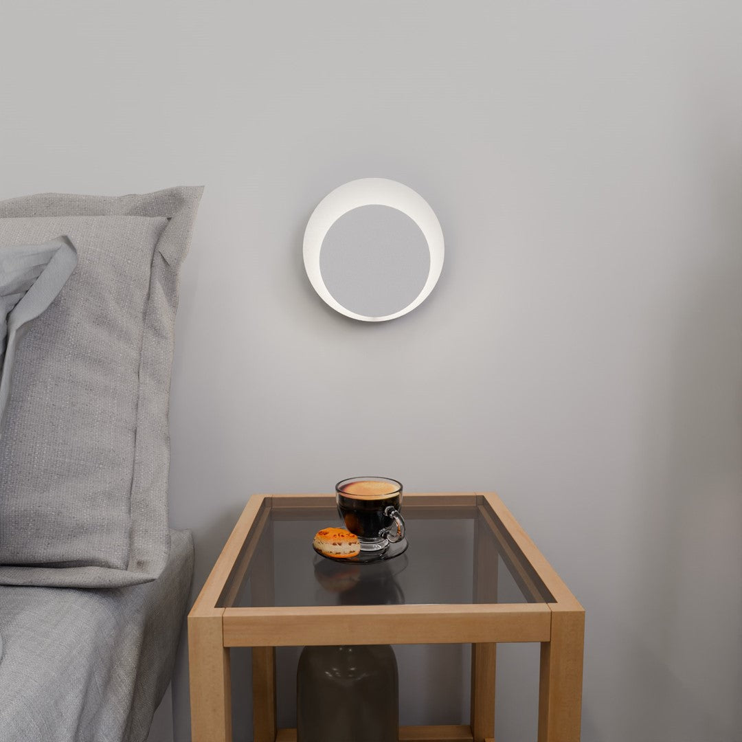 Circle 1c wall lamp white