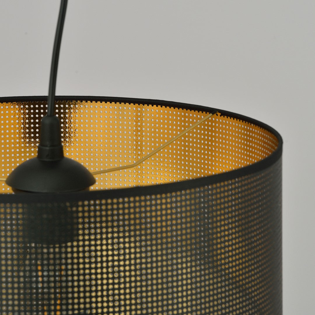 Aston 1 pendant light black/gold