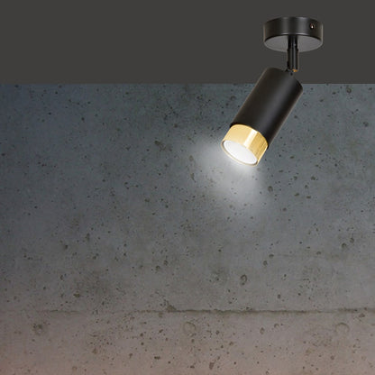 Hiro 1 ceiling spotlight black/gold