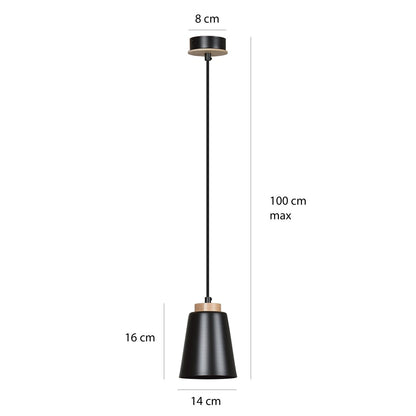 Bolero 1 pendellampe sort