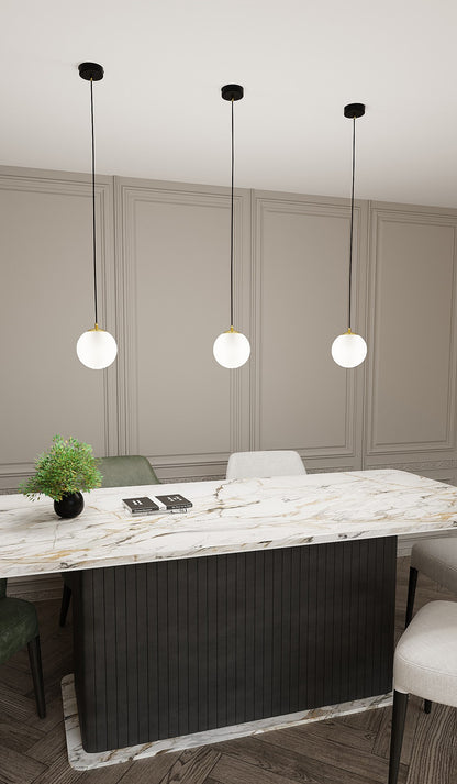 Royal 1 pendant light black