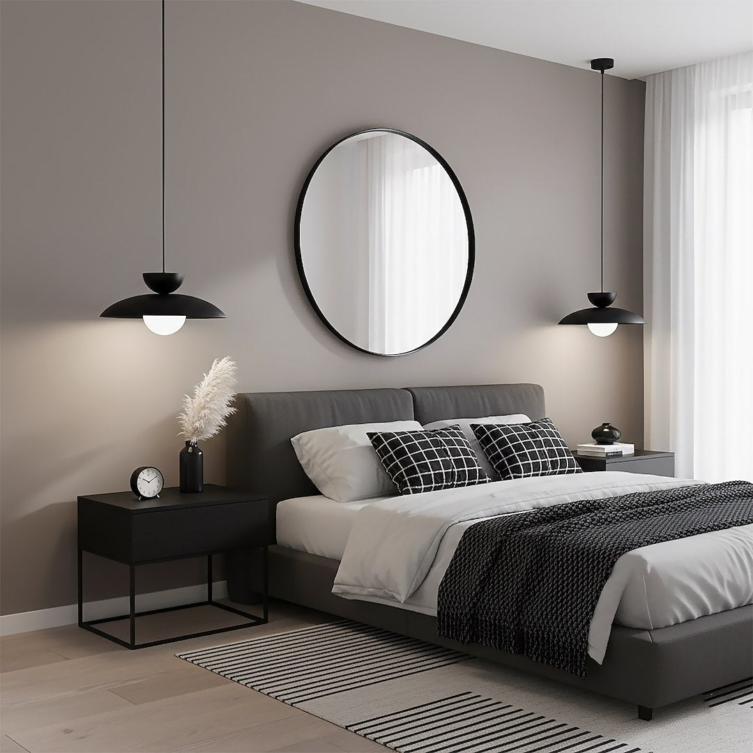 Mulan 1 pendant light black