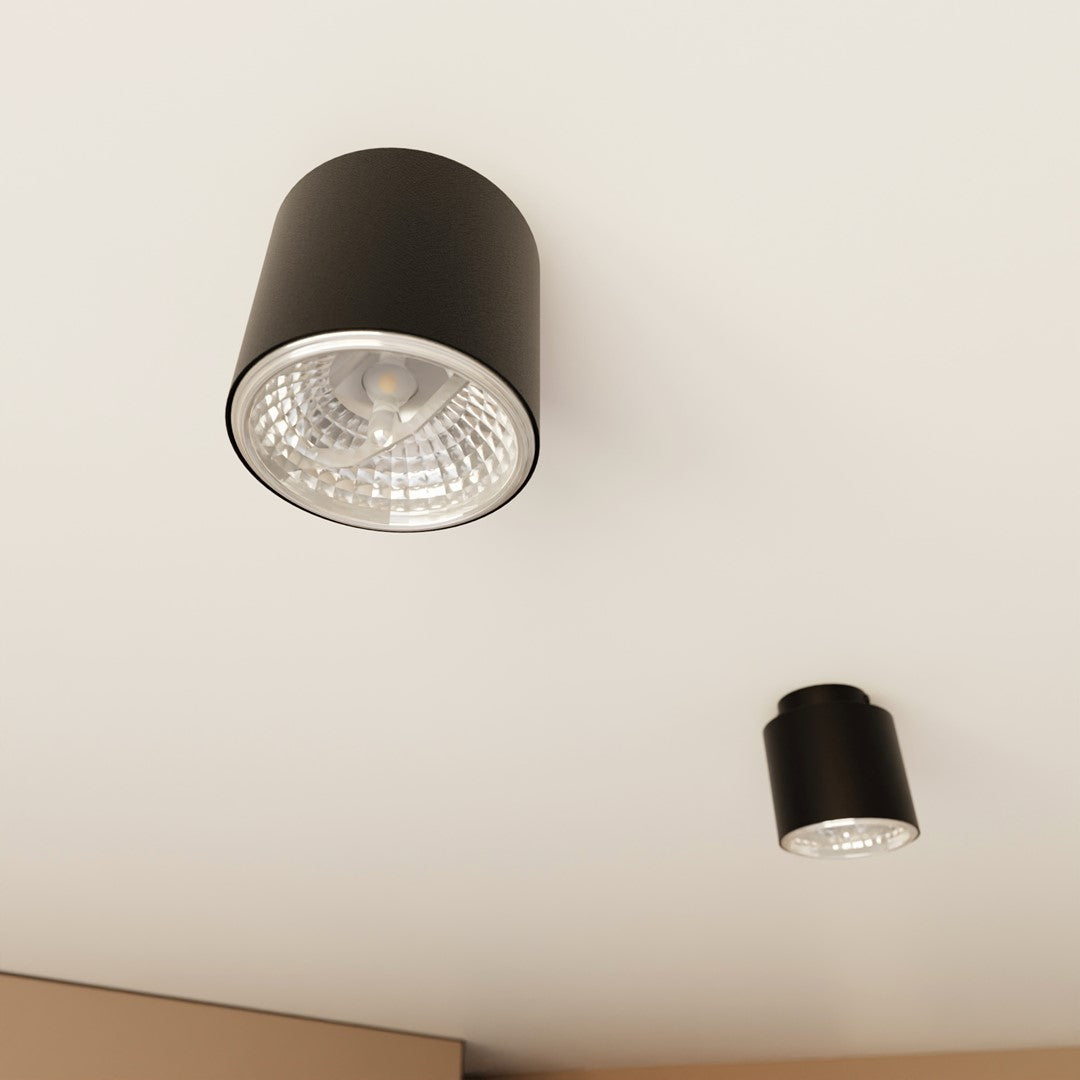 Nano 1 ceiling spotlight black