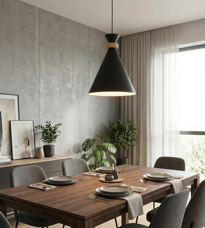 Zero 1 pendant light black