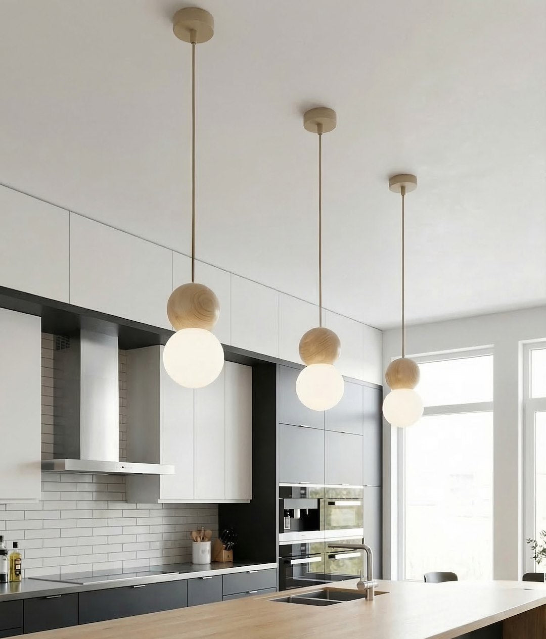 Loop 1 pendant light mocha