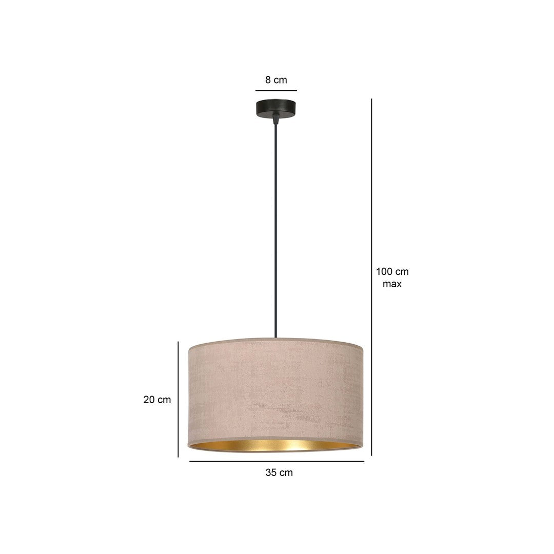 Hilde 1 pendant light pink