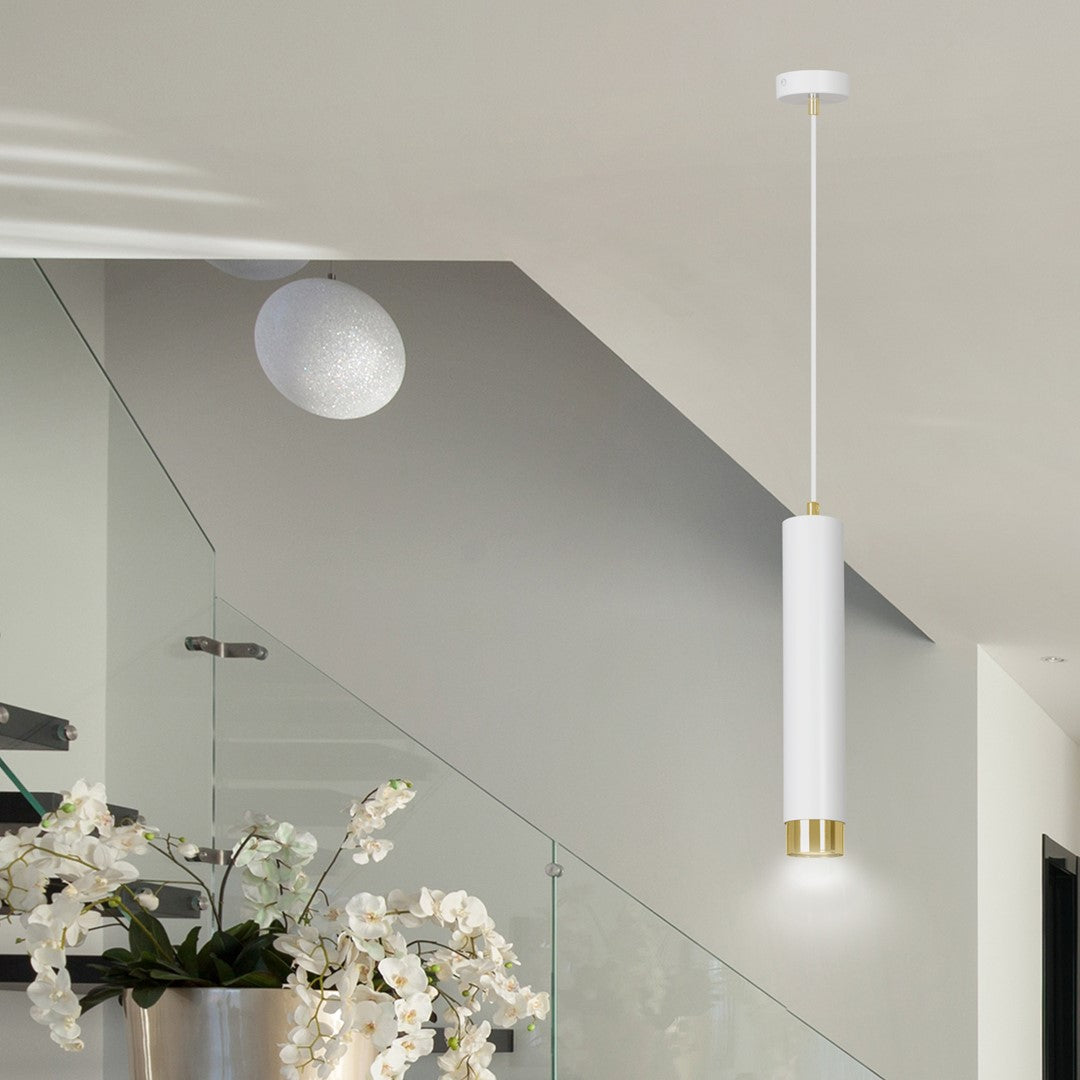 Kibo 1 pendant light white/gold
