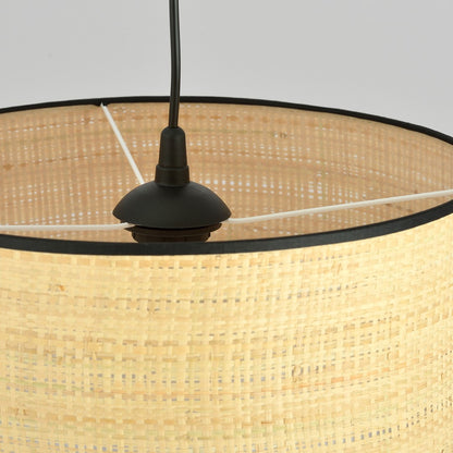 Aston 1 pendant light rattan