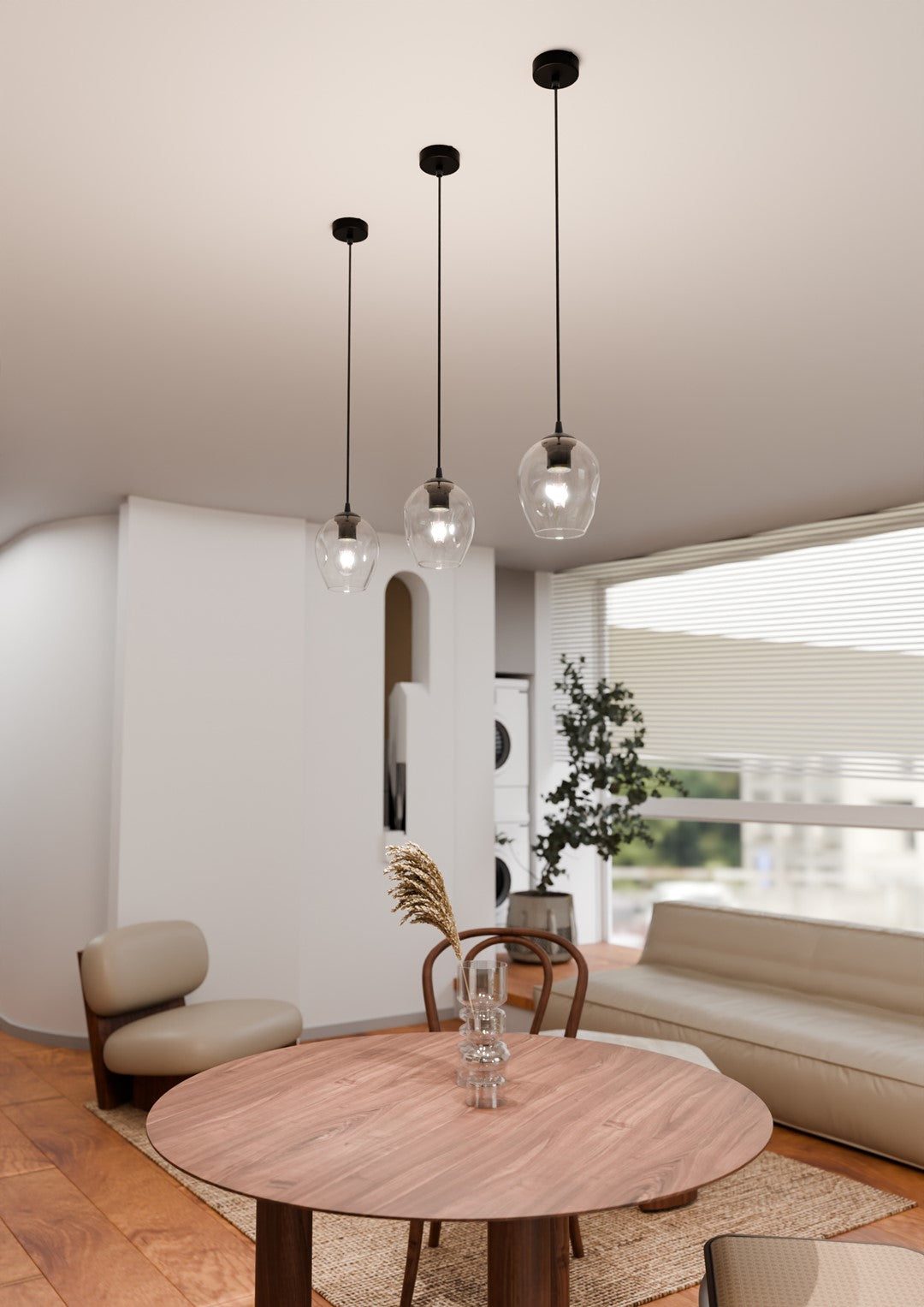 Istar 1 pendant light clear