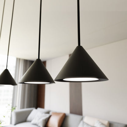 Elit 1 pendant light black