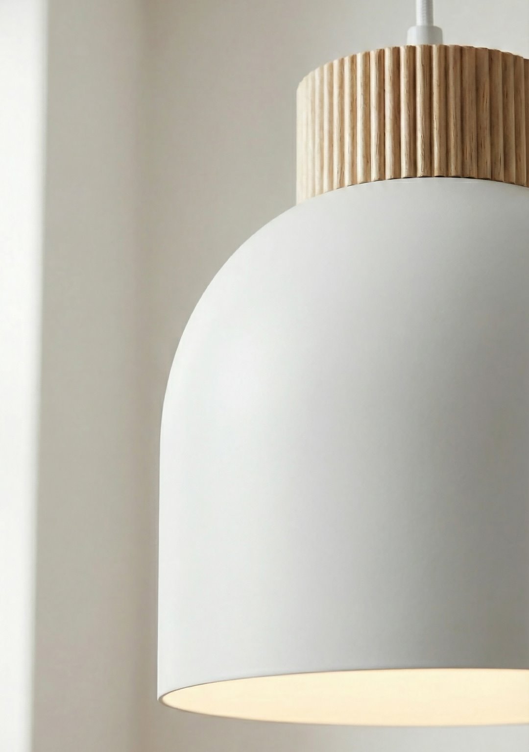 Vigo 1 pendant light white