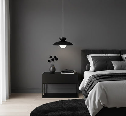 Mulan 1 pendant light black