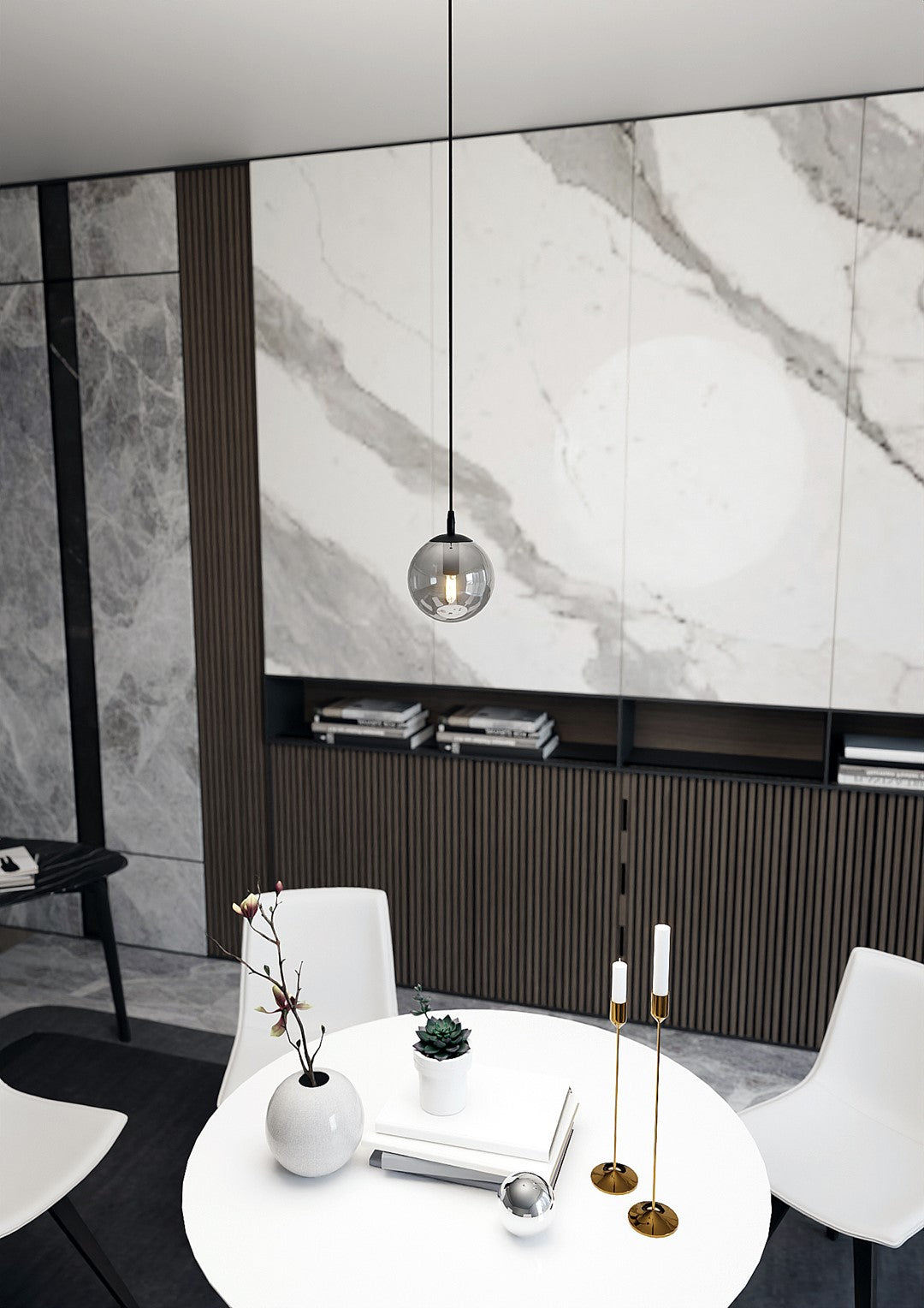 Cosmo 1 pendant light graphite