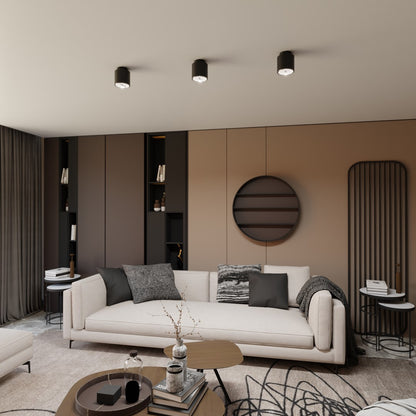 Nano 1 ceiling spotlight black