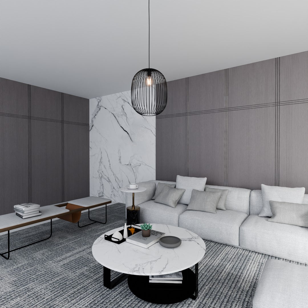 Onyx 1 pendant light black
