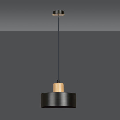 Torin 1 pendant light black