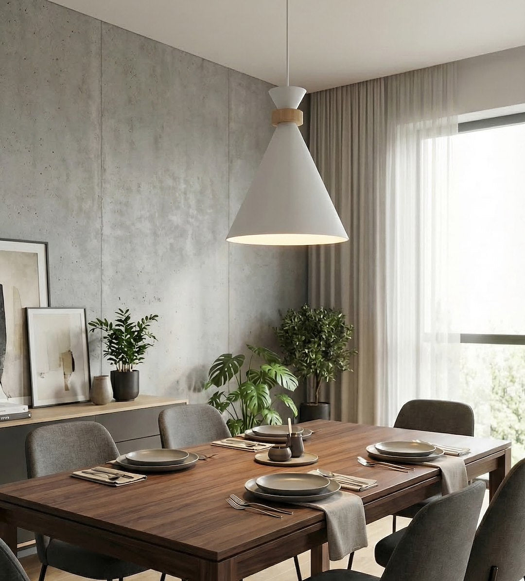 Zero 1 pendant light white